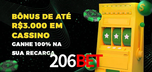 206BET melhor bônus de depósito